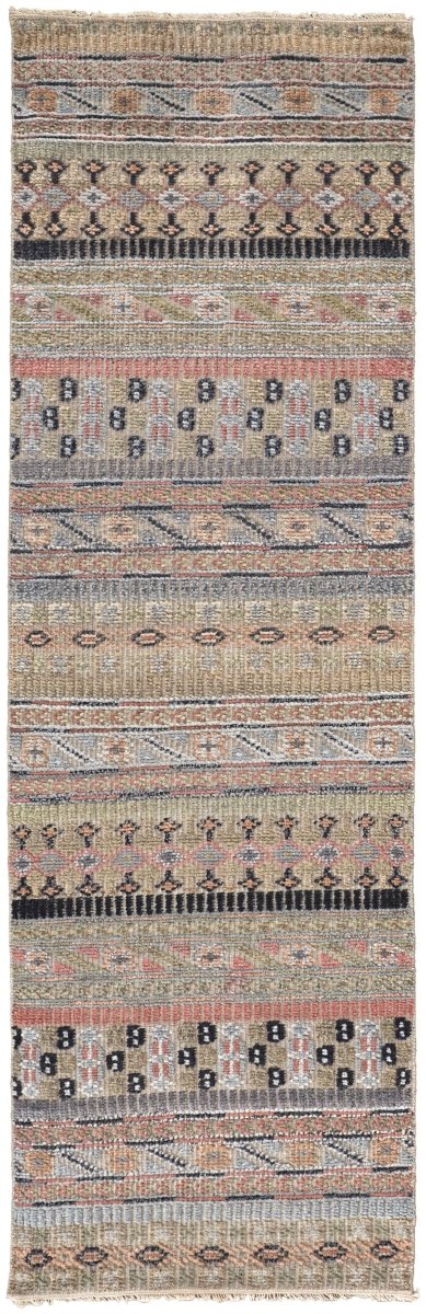 Feizy Payton 6498F Tan/Blue Rugs - Feizy - 9806498fpnkmlti68