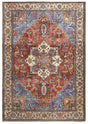 Feizy Percy 39Ahf Rust/Blue Rugs.