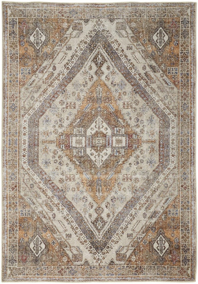 Feizy Percy 39Anf Tan Rug.