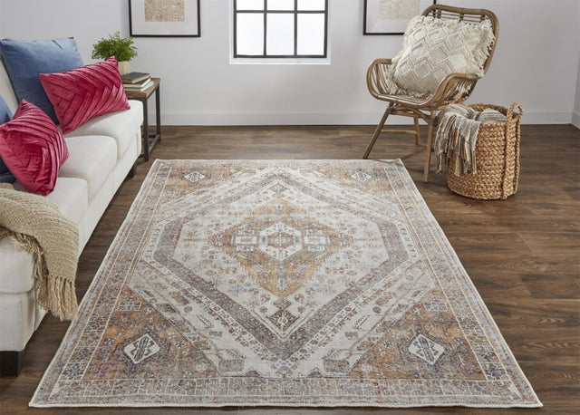 Feizy Percy 39Anf Tan Rug.