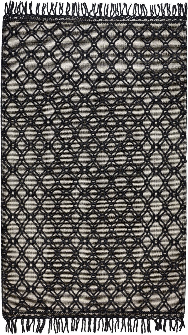 Feizy Phoenix 0808F Black/Ivory Rugs.