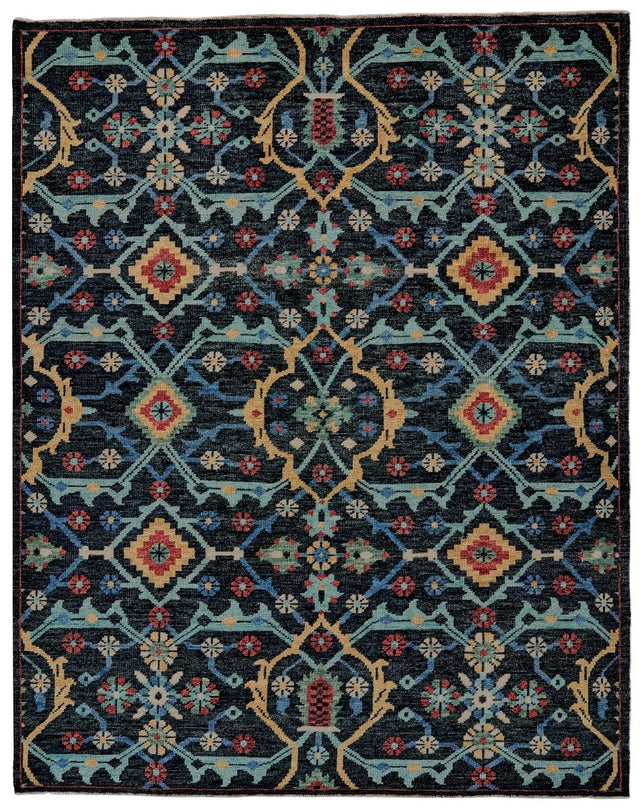 Feizy Piraj 6454F Blue/Gold Rugs.