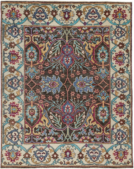 Feizy Piraj 6461F Blue/Gold Rugs.