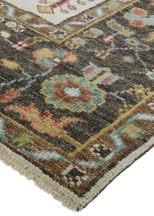 Feizy Piraj 6755F Brown/Yellow Rugs.