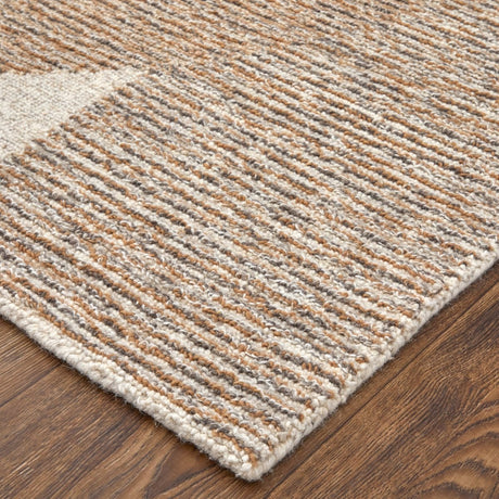 Feizy Pollock Plk8951F Brown/Tan/Ivory Rug.