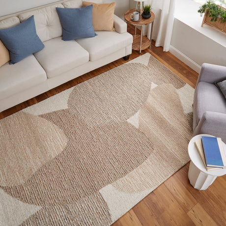 Feizy Pollock Plk8951F Brown/Tan/Ivory Rug.