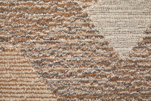 Feizy Pollock Plk8952F Brown/Tan/Ivory Rug.