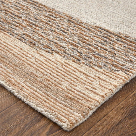 Feizy Pollock Plk8952F Brown/Tan/Ivory Rug.