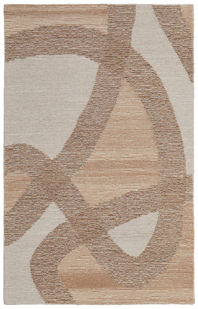 Feizy Pollock Plk8952F Brown/Tan/Ivory Rug.