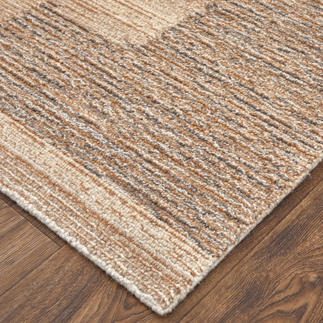 Feizy Pollock Plk8953F Brown/Tan/Ivory Rug.