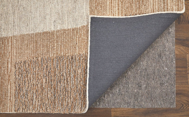 Feizy Pollock Plk8953F Brown/Tan/Ivory Rug.