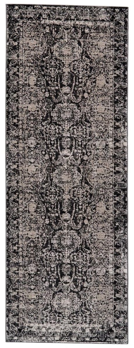 Feizy Prasad 3680F Gray/Ivory Rugs.