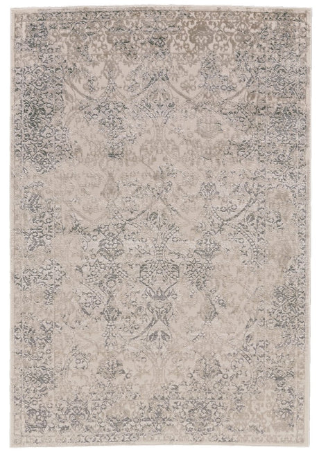 Feizy Prasad 3682F Ivory/Gray Rugs.