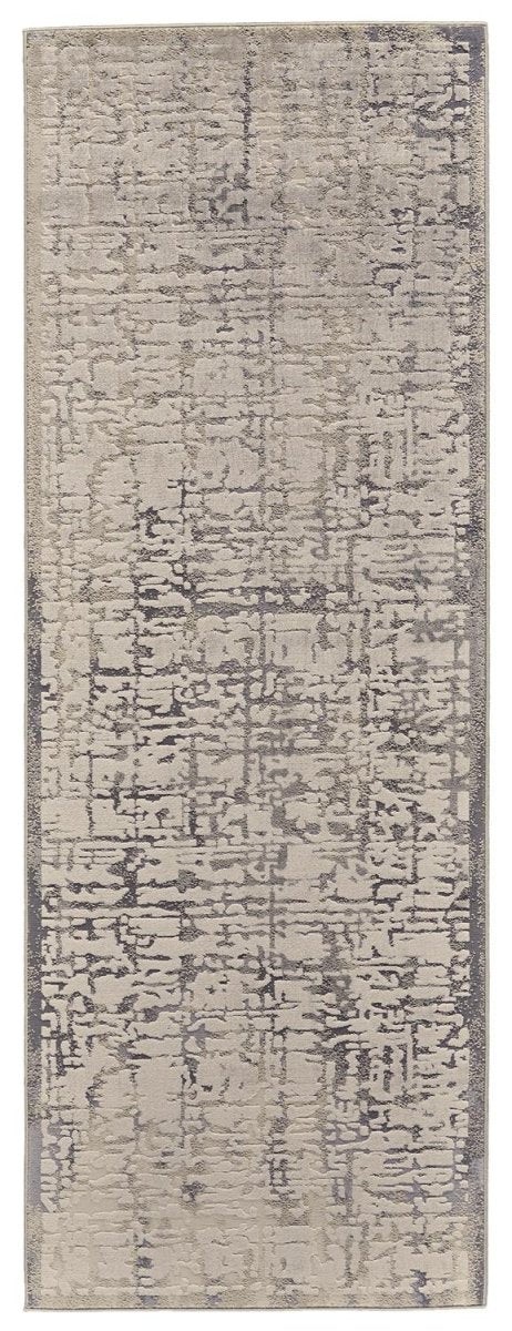 Feizy Prasad 3683F Gray Rugs.