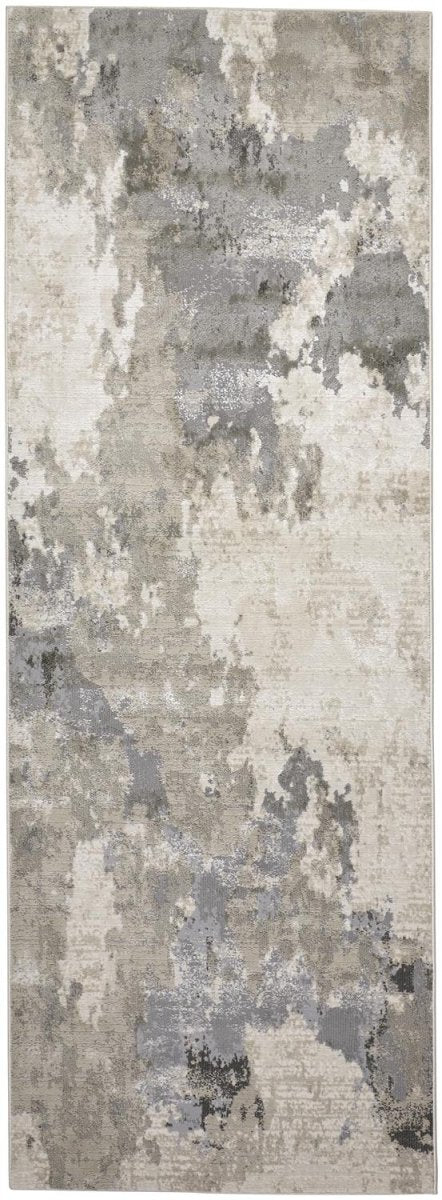 Feizy Prasad 3970F Ivory/Gray Rugs.