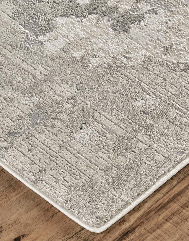 Feizy Prasad 3970F Ivory/Gray Rugs.