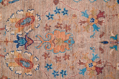 Feizy Rawlins Rln39Hpf Tan/Pink/Blue Rug.