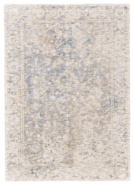 Feizy Reagan 8685F Ivory/Blue Rugs.