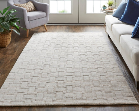 Feizy Redford 8669F Tan Rug.