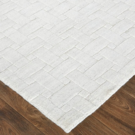 Feizy Redford 8669F White Rug.