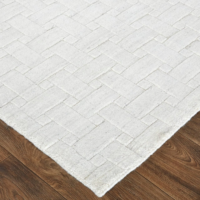 Feizy Redford 8669F White Rug.