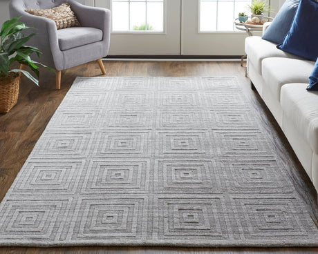 Feizy Redford 8670F Beige/Gray Rug.