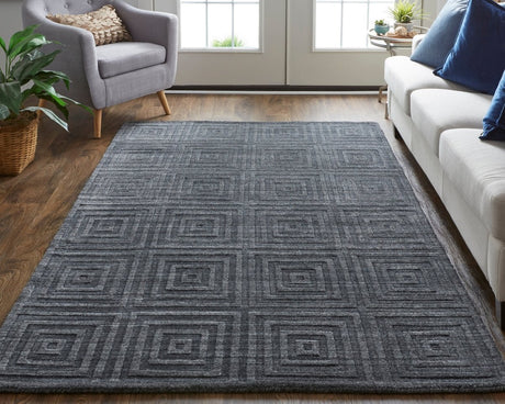 Feizy Redford 8670F Charcoal Rug.