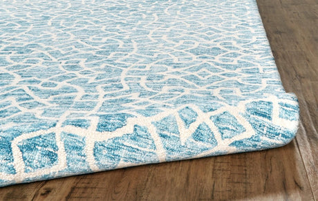 Feizy Rhett I8068 Blue/Ivory Rugs.