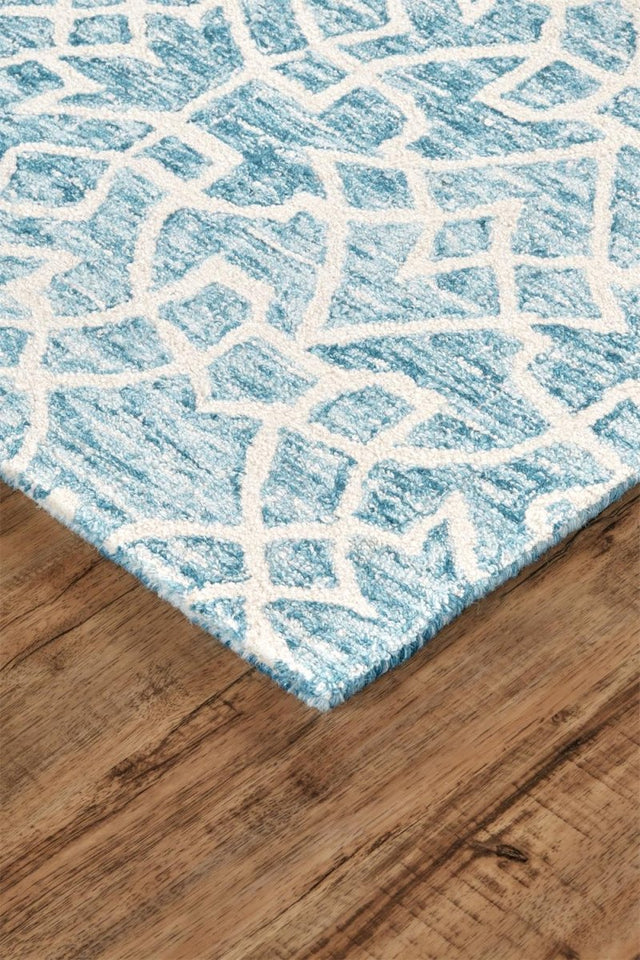 Feizy Rhett I8068 Blue/Ivory Rugs.