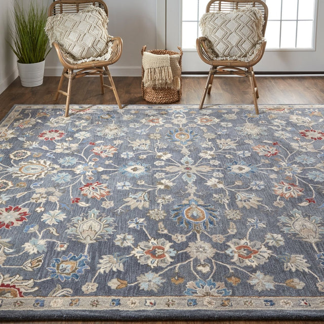 Feizy Rylan 8639F Blue Rug.