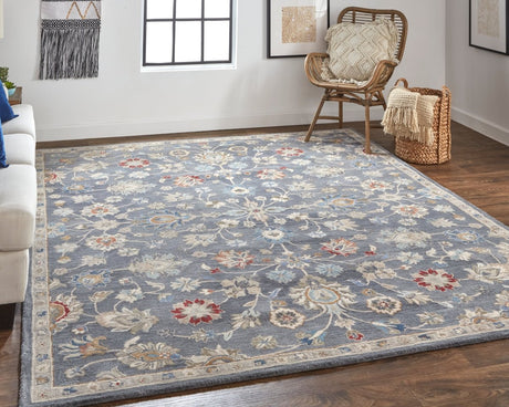 Feizy Rylan 8639F Blue Rug.