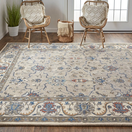 Feizy Rylan 8640F Gray Rug.