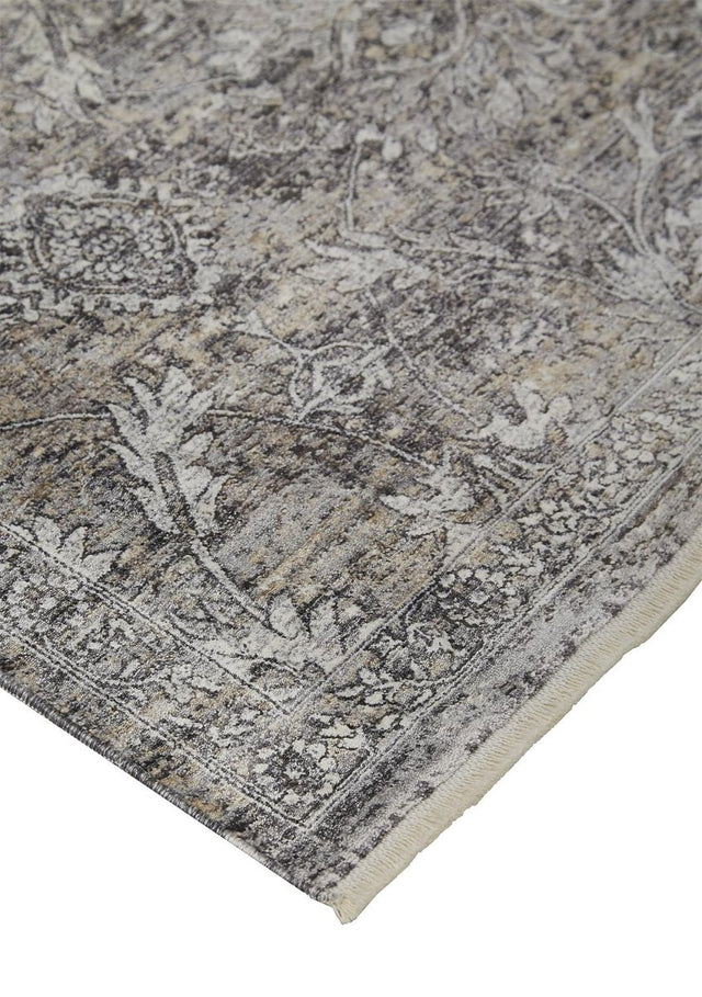 Feizy Sarrant 3964F Gray Rugs.