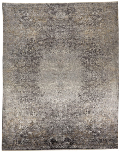 Feizy Sarrant 3964F Gray Rugs.