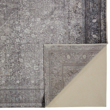 Feizy Sarrant 3967F Gray/Silver Rugs.