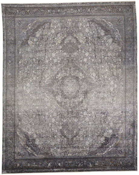 Feizy Sarrant 3967F Gray/Silver Rugs.