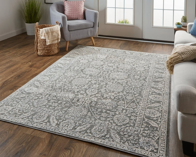 Feizy Thackery 39Cwf Gray/Ivory Rugs.