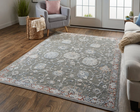 Feizy Thackery 39Cxf Gray Rugs.