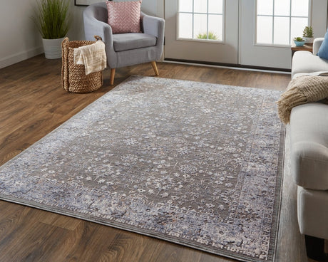 Feizy Thackery 39Cyf Gray/Blue Rugs.