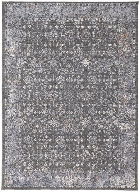 Feizy Thackery 39Cyf Gray/Blue Rugs.