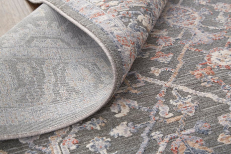 Feizy Thackery 39D3F Gray/Blue Rugs.