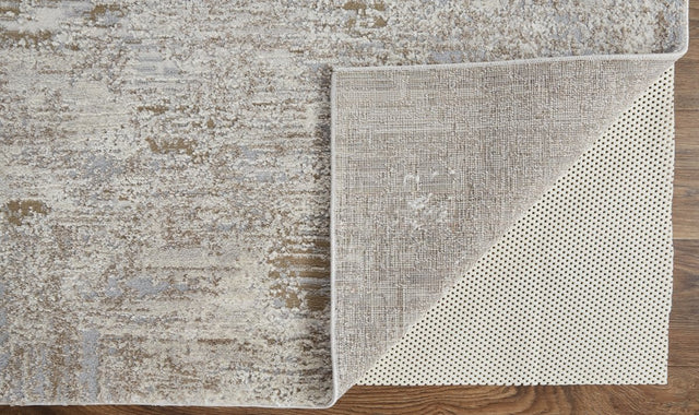 Feizy Vancouver 39Fhf Ivory/Gray Rug.