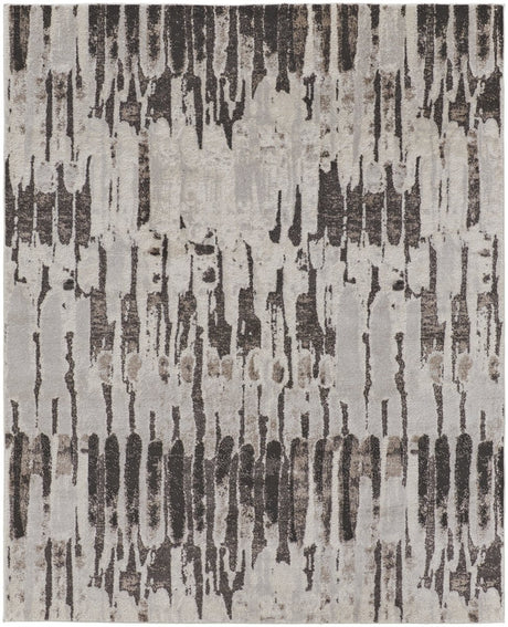 Feizy Vancouver 39Fif Gray/Charcoal Rug.