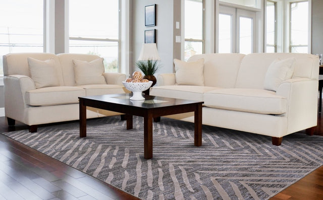 Feizy Waldor 3968F Gray Rugs.