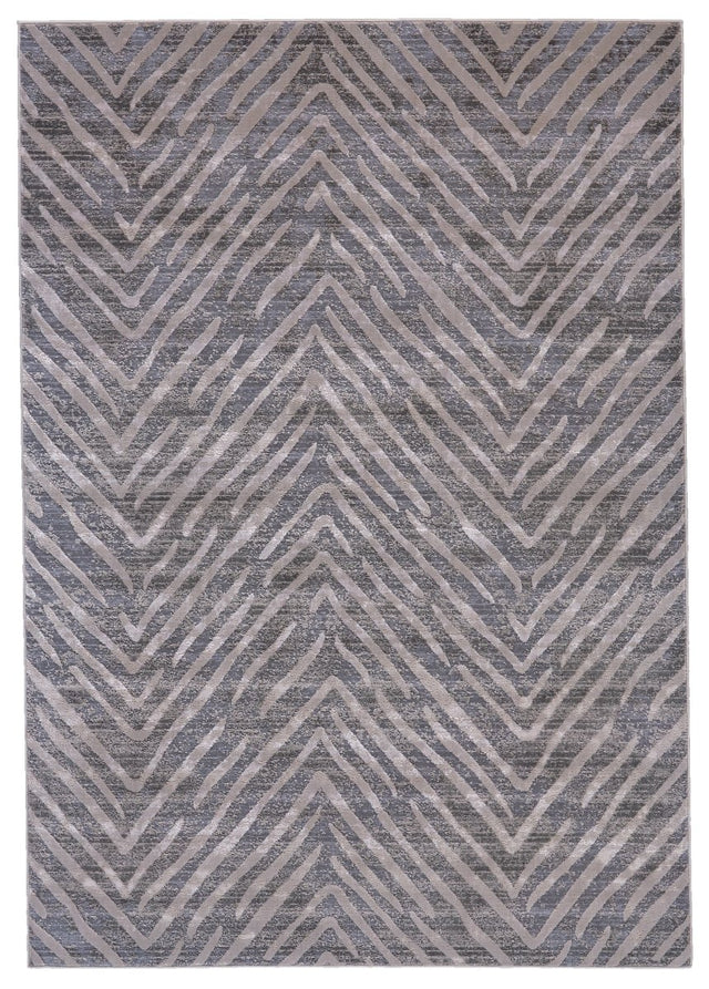 Feizy Waldor 3968F Gray Rugs.