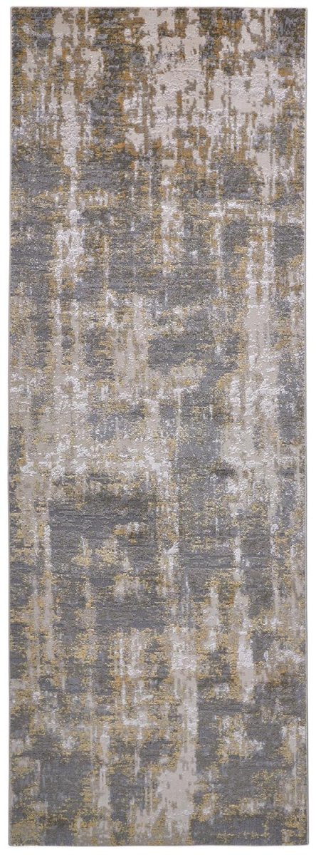 Feizy Waldor 3969F Gray/Gold Rugs.