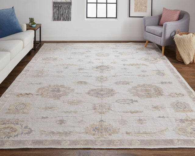 Feizy Wendover 6846F Gray/Ivory Rugs.