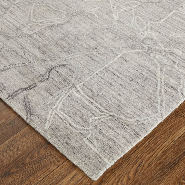 Feizy Whitton Wtn8890F Gray/Tan/Ivory Rug.