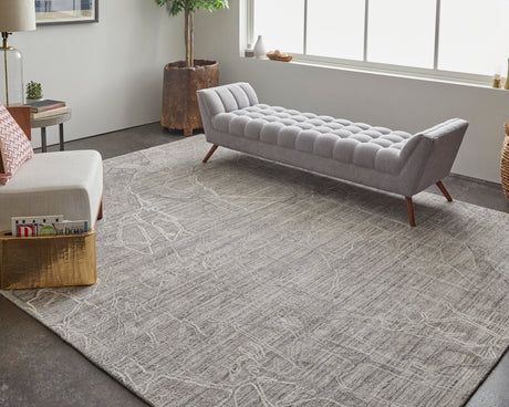 Feizy Whitton Wtn8890F Gray/Tan/Ivory Rug.