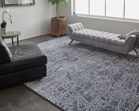 Feizy Whitton Wtn8891F Black/Gray/Ivory Rug.